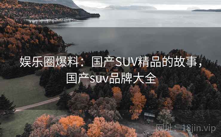 娱乐圈爆料:国产SUV精品的故事,国产suv品牌大全 第1张 娱乐圈爆料:国产SUV精品的故事,国产suv品牌大全 第1张