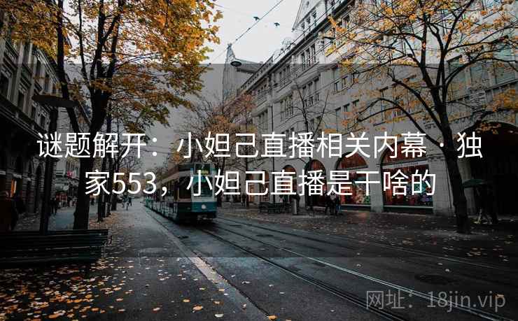 谜题解开：小妲己直播相关内幕 · 独家553，小妲己直播是干啥的