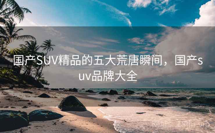 国产SUV精品的五大荒唐瞬间，国产suv品牌大全